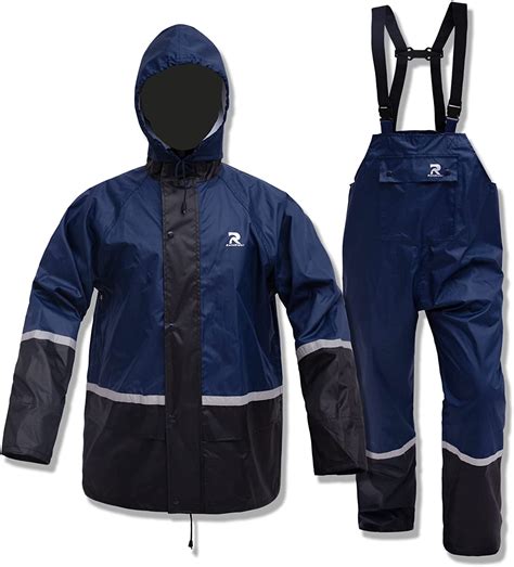 Rainrider Rain Suits For Men Women Waterproof Hi Vis Rain Gear Durable