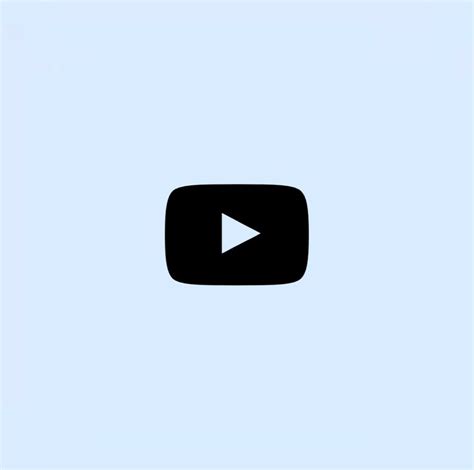 Pastel Blue Aesthetic Youtube Logo Aesthetic Things