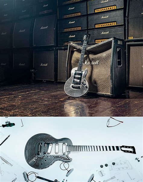 Meet The Worlds First 3d Printed All Metal Smash Proof Guitar Cool Technology Latest