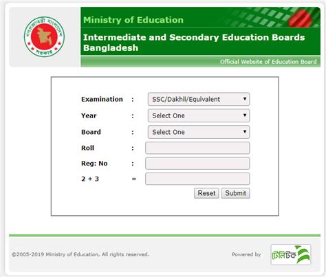 Hsc Result 2019 With Marksheet All Education Board