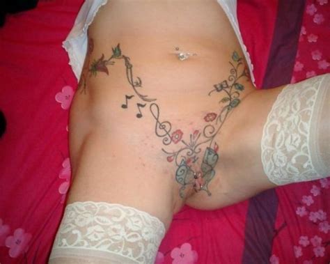 Tattoo Near Pussy Their Tattooed Vagina And Gives