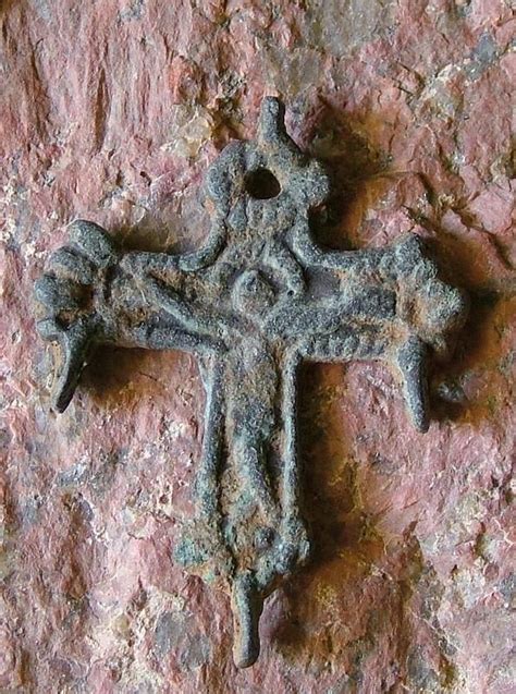 Ancient Byzantine Cross With Gothic Style The Cross Of Christ Jesus