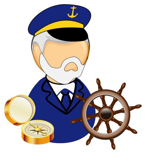 Transparent Riddles Clipart Captain In Ship Clipart Png Download