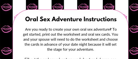 Oral Sex Adventure Love Hope Adventure