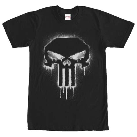Men S Marvel Punisher Drip Skull Symbol T Shirt Punisher T Shirt Punisher Shirt Punisher