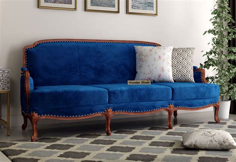We are the leading manufacturer and supplier of all types of italian luxury furniture which are made in india with italian furniture design. Buy Margret 3 Seater Sofa (Velvet, Indigo Blue) Online in ...