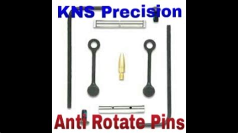 Kns Precision Ar15 Anti Rotational Trigger Pins Install And Review Youtube