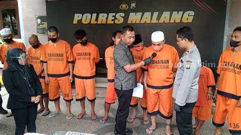 Separuh Dari 17 Tersangka Narkoba Di Kabupaten Malang Residivis