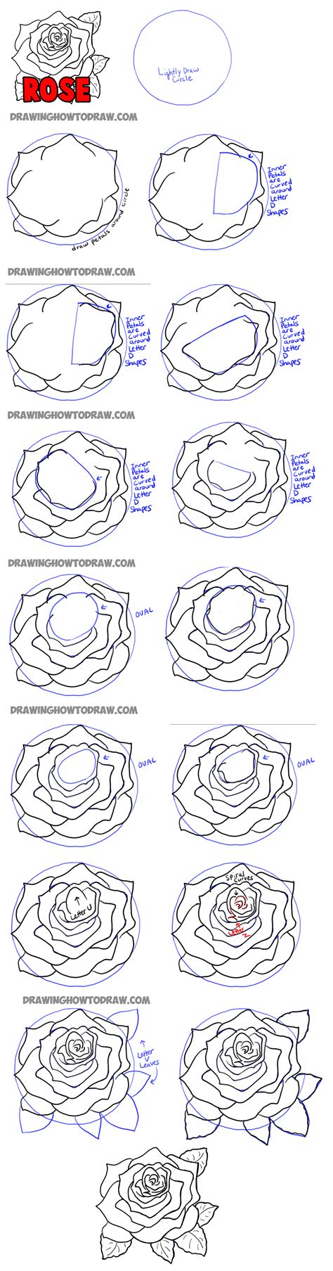 You will be guided to the uploading process step by step. How to Draw Roses Opening in Full Bloom Step by Step ...