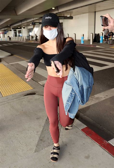 Miya Ponsetto Arrives At Lax Airport In Los Angeles