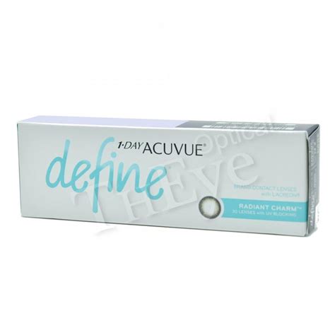 1 Day Acuvue Define J And J Radiant Charm Contact Lens Theye Optical