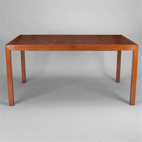 Mid Century Walnut Parsons Table By Edward Wormley For Dunbar At 1stdibs