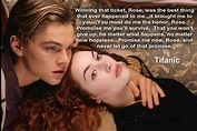 Titanic | Titanic quotes, Titanic movie, Titanic movie quotes