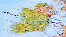 Territorio Cartina Fisica Irlanda
