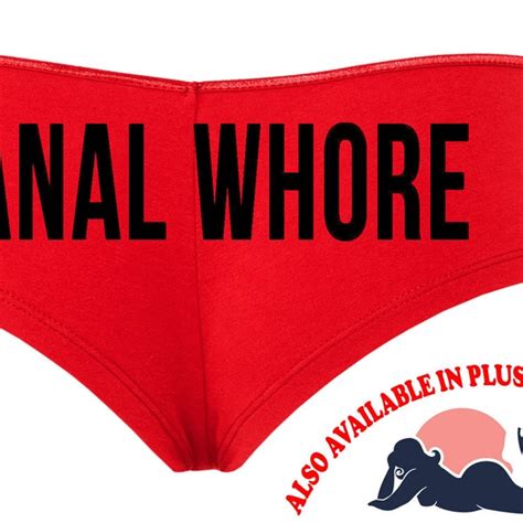 Anal Whore Panties Etsy