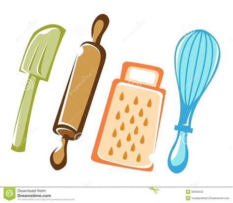 Any job in the kitchen is easy, once you have the right tools and the skills to use them. Cooking And Baking Kitchen Tools Stock Photography - Image ...