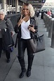 Patricia Southall at LAX airport - Leather Celebrities