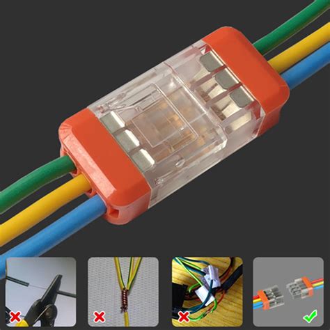 Lt 33 3pin Quick Wire Connector Universal Compact Electrical Led Light