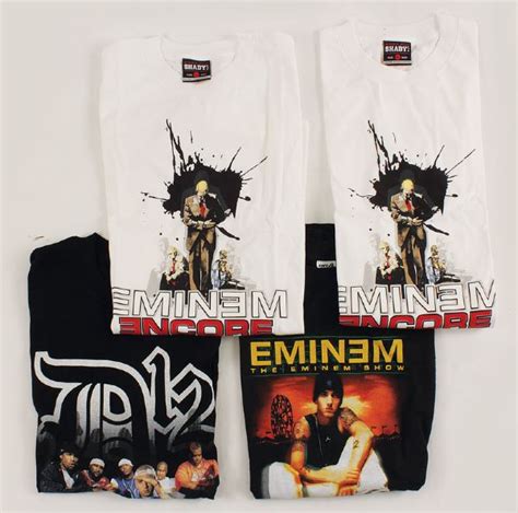 Lot Detail Eminem Original Concert Shirts