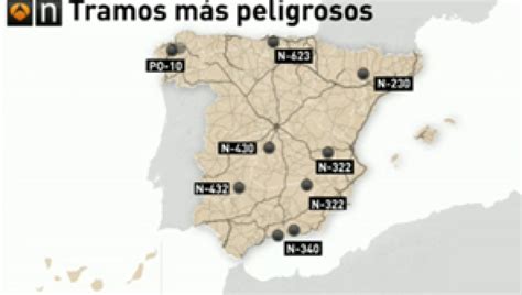 En Las Carreteras Españolas Hay Mil Kilómetros De Tramos Peligrosos