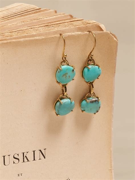 Estrella Turquoise Earrings Aureus Argent Banana Republic