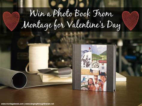 Win A Photo Book From Montage For Valentines Day Singing Through The