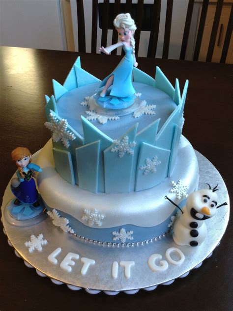 10 Frozen Cakes Inspired By Disneys Frozen For The Kids That Cant Let