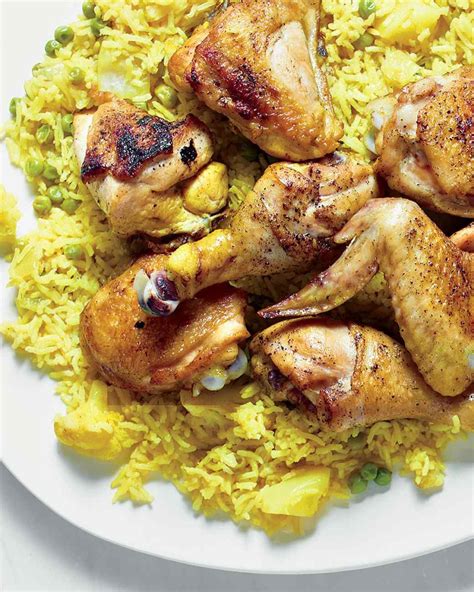 Spiced Yellow Rice With Chicken And Vegetables Recipes Vegetable