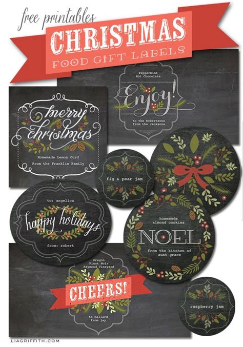 Chalkboard Style Christmas Labels For Gifts Worldlabel Blog My Xxx
