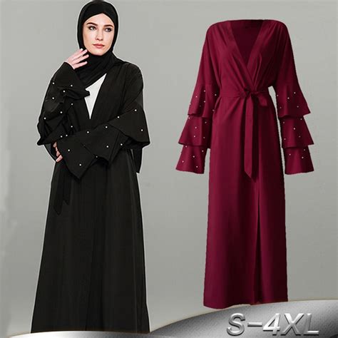 abayas for women 2019 uae abaya kimono dubai kaftan turkish islam qatar pearls cardigan muslim