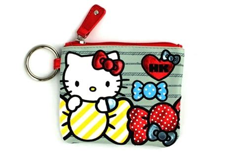 Hello Kitty Striped Candy Coin Bag Hello Kitty Coin Bag Cute Store