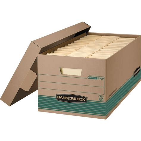 Bankers Box Storfile Recycled File Storage Box Kraft Green 12