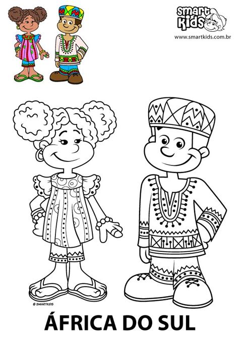 Desenho Africano Para Colorir Colorir E Aprender Kulturaupice