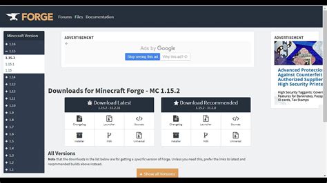 Make sure that you download the version of minecraft forge minecraft is famous for how many mods it has, and how easy they are to install. How to Download Minecraft Forge ( To run Mods) - YouTube