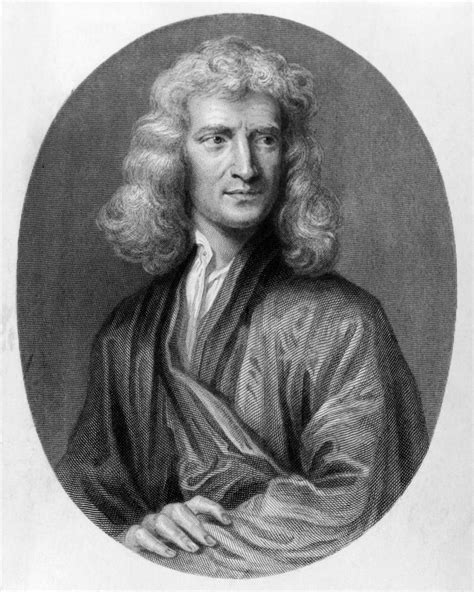 Sir Isaac Newton 1643 1727 Nenglish Physicist And Mathematician