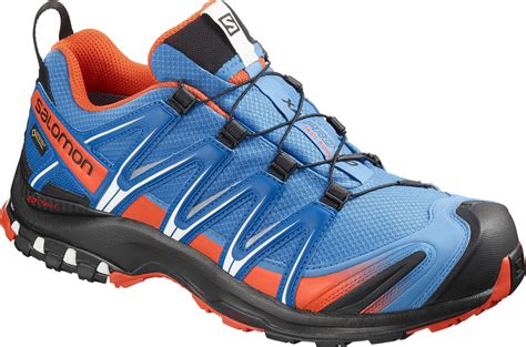 Salomon Xa Pro 3d Gtx Orange Et Bleue Chaussures Trail Salomon