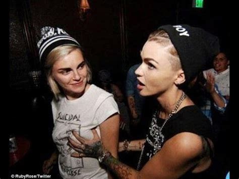Ruby Rose Posted A Snap Of Herself Cheekily Grabbing Fiance Phoebe Dahl On The Chest YouTube