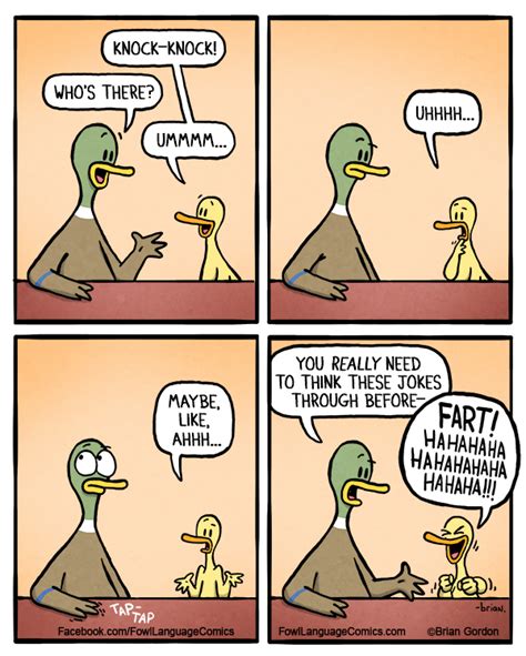 Kid Jokes Fowl Language Comics