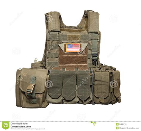 Us Army Tactical Bulletproof Vest Stock Photo Image Of Patriotism