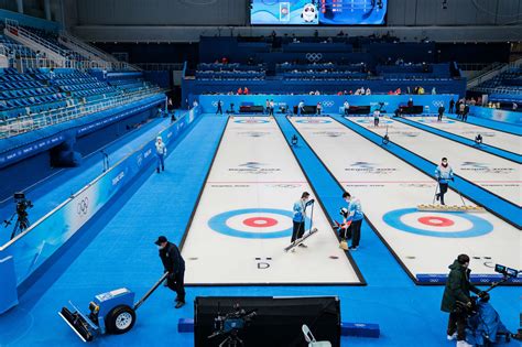 How The Curling Ice In Beijing Was Made For The Olympics The New York