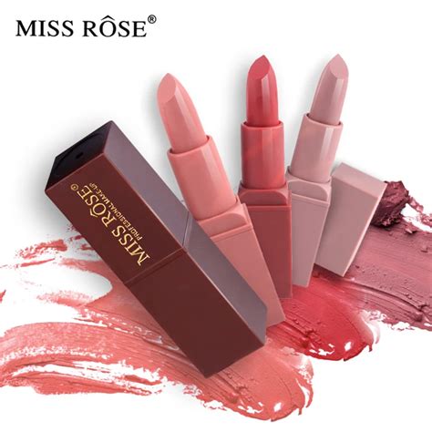Miss Rose Pcs Lot Lips Matte Moisturizing Lipstick Makeup Lipsticks Lip Stick Waterproof Mate