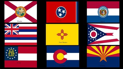 Country Usa States Flags Names Daily Hub Youtube