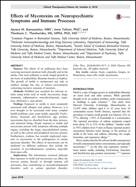 Check spelling or type a new query. Mold and Psychiatric Symptoms - Paradigm Change
