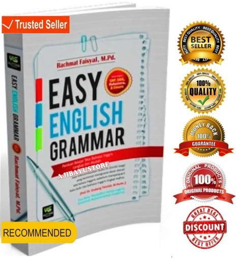 Jual Buku Easy English Grammar Panduan Belajar Tata Bahasa Inggris