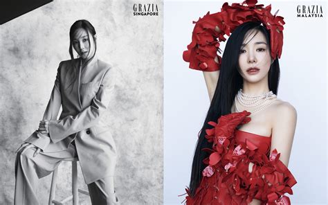 Girls Generation S Tiffany Featured On The Covers Of Grazia Malaysia And Grazia Singapore Allkpop