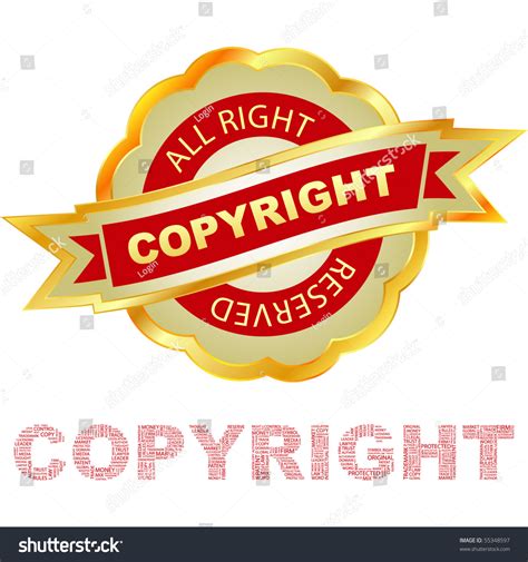 Vector Copyright Label For Sale 55348597 Shutterstock