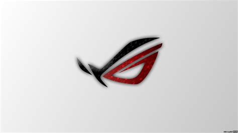 Asus Rog Logo Republic Of Gamers Trixel White Background Hd