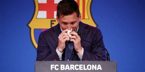 Tearful Lionel Messi Confirms He Is Leaving Barcelona The Kashmir Monitor