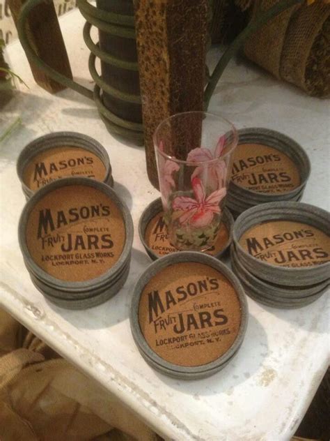 See more of mason porch band on facebook. Mason jar coasters...perfect for the back porch! | Mason ...