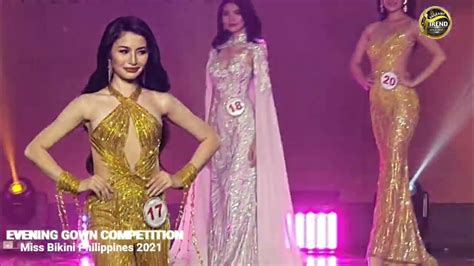 Miss Bikini Philippines 2021 Evening Gown Competition Youtube